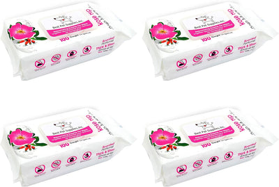 Best Pet Supplies Pet Wipes for Dogs - Dog Wipes Cleaning Deodorizing, for Coats, Ears, Paws - Moisturizing, Coconut, 100 Count