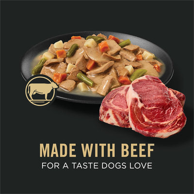 Complete Essentials, Beef and Vegetables Entree in Wet Dog Food with Gravy - (Pack of 12) 13 Oz. Cans