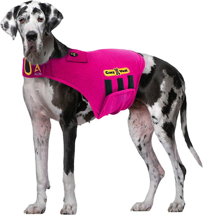 Cozyvest® Dog Anxiety Vest 3-In-1 Music & Aromatherapy Shirt, Relaxing Sound & Essential Oil Scent Jacket, Fireworks Thunder Separation & Thunderstorm Canine Stress Relief Coat (Gray, XL [65-110 Lbs])