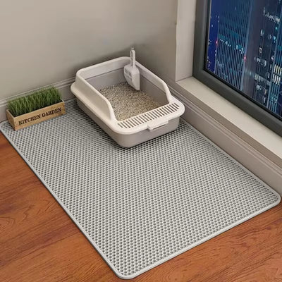 60CMX90CM Cat Litter Mat Waterproof Double Layer Pet Litter Box Mat 