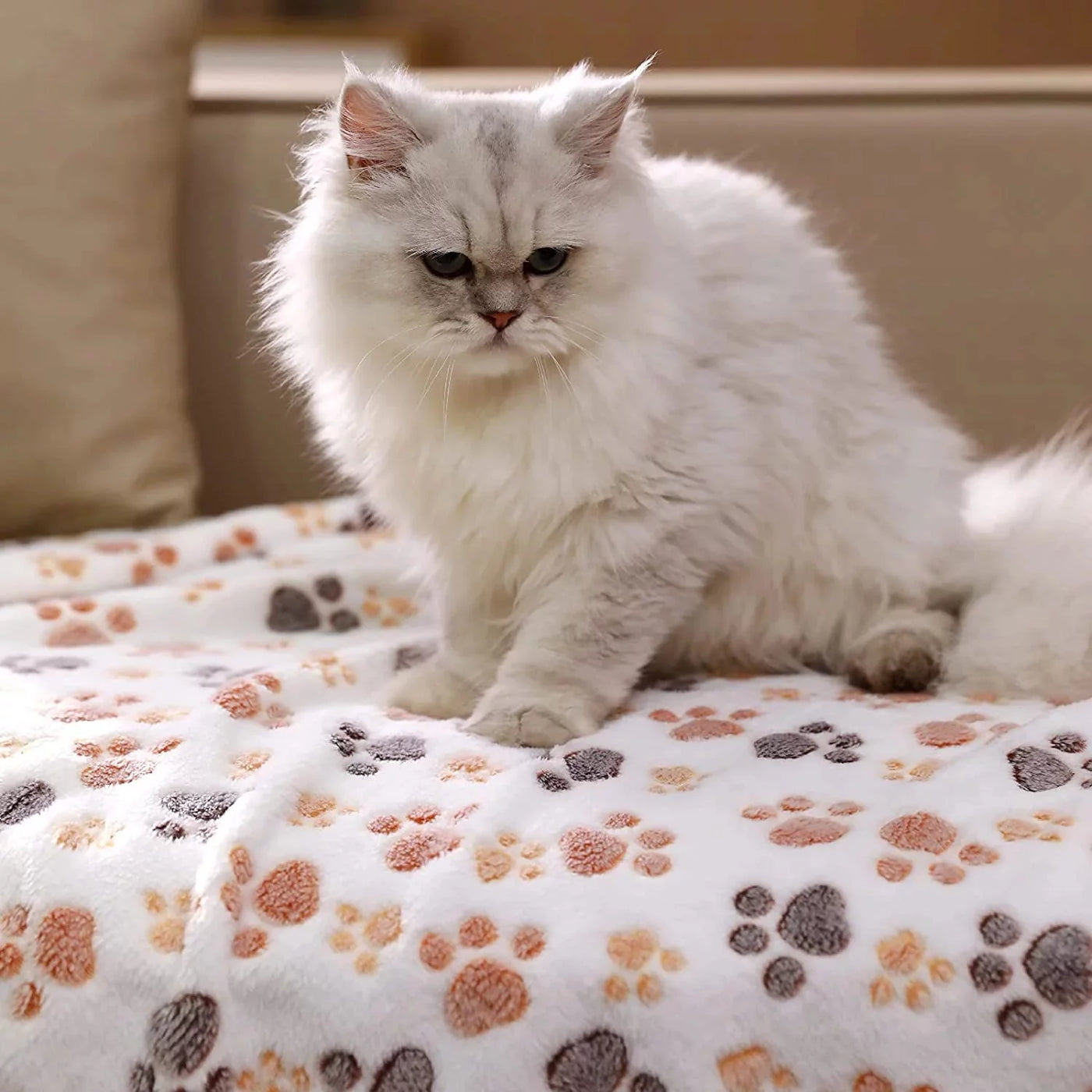 (3 Pack) Blankets Super Soft Fluffy Premium Fleece Pet Blanket Flannel Throw for Dog or Cat (23X16 Inch)