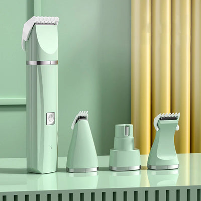 4 in 1 Electric Pet Hair Trimmer Grooming Clippers Nail Trimmer and Grinder Rechargeable Haircut Machine 