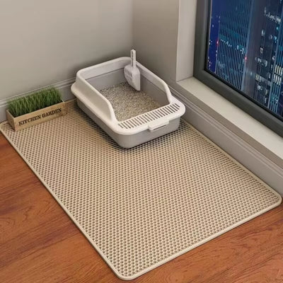 60CMX90CM Cat Litter Mat Waterproof Double Layer Pet Litter Box Mat 