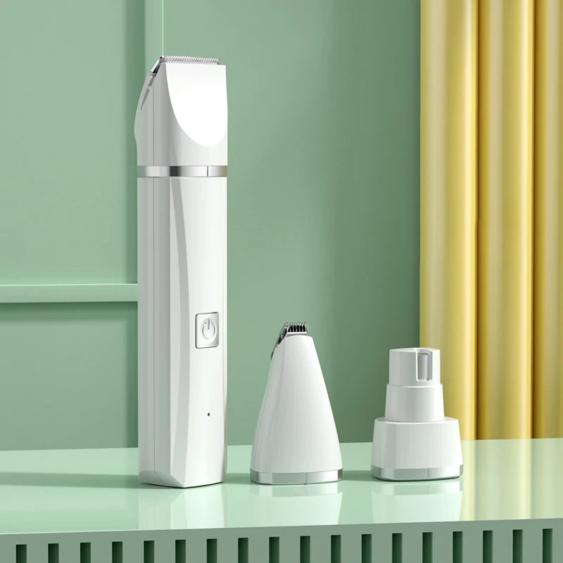 4 in 1 Electric Pet Hair Trimmer Grooming Clippers Nail Trimmer and Grinder Rechargeable Haircut Machine 