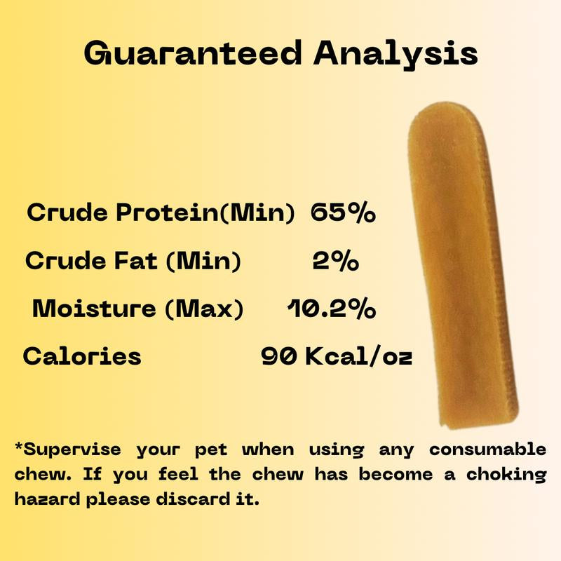 Happychews Extra Large Yak Cheese Dog Chews Dogs under 70Lbs