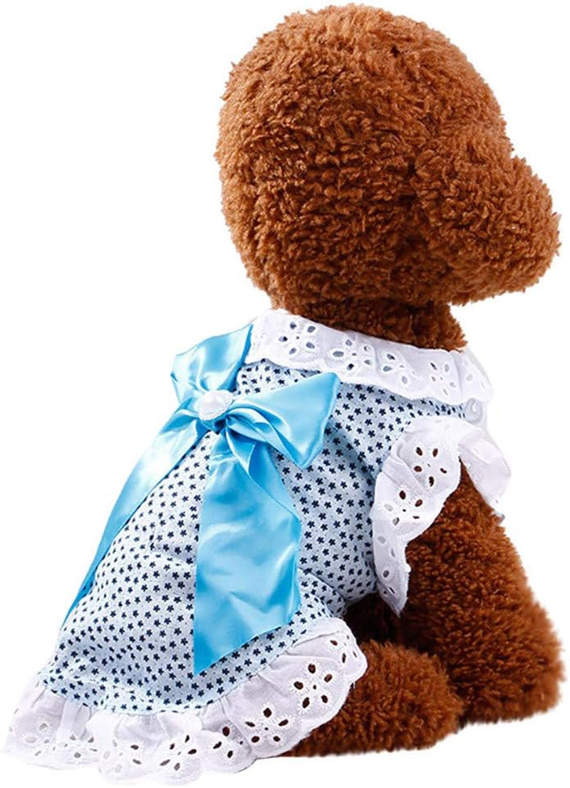 Girl Dog Pet Dress Cute Lace Skirt Dresses for Girl Cat Puppy Doggie Clothing for Party Costumes