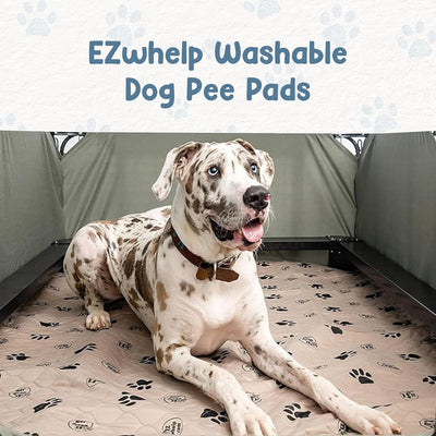 (2 Pack)Reusable Dog Pee Pads, Washable Waterproof Mats for Potty Training 16.5X19.5 Inch, 2 Pack