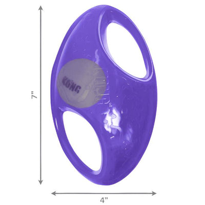 Durable Kong Jumbler Football - Interactive Dog Toy for Active Play
