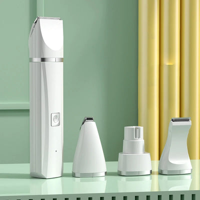 4 in 1 Electric Pet Hair Trimmer Grooming Clippers Nail Trimmer and Grinder Rechargeable Haircut Machine 