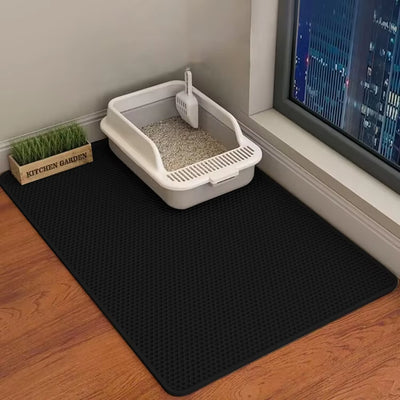 60CMX90CM Cat Litter Mat Waterproof Double Layer Pet Litter Box Mat 