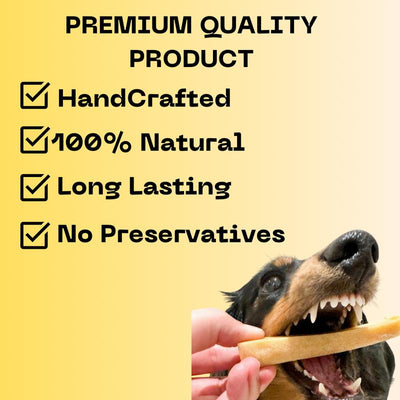 Happychews Extra Large Yak Cheese Dog Chews Dogs under 70Lbs