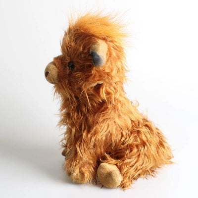 25Cm Simulated Scottish Highland Cow Plush Toy 