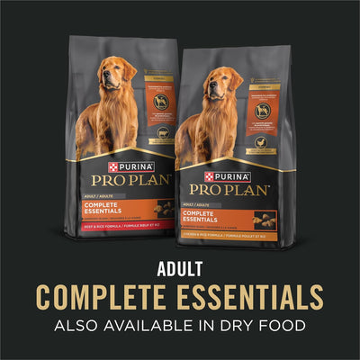 Complete Essentials, Beef and Vegetables Entree in Wet Dog Food with Gravy - (Pack of 12) 13 Oz. Cans