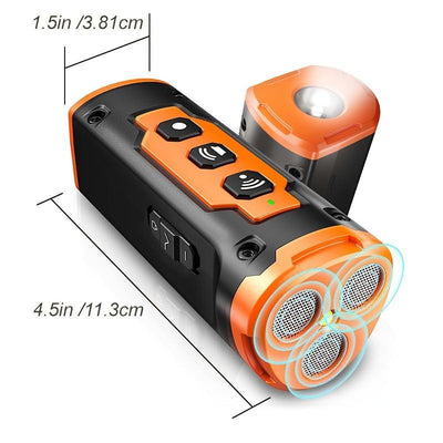 Rechargeable Dog Bark Control Tool, Handheld Dog Barking Deterrent with 3 Times Wave Transmitter & Range of 50 Feet, Professional Dog Training Solution, Pet Gear, Camping Gear