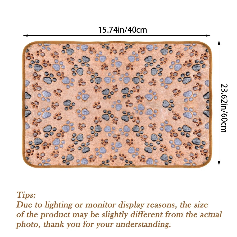 (3 Pack) Blankets Super Soft Fluffy Premium Fleece Pet Blanket Flannel Throw for Dog or Cat (23X16 Inch)