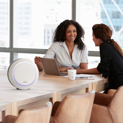 Purezone Halo Medium Room Air Purifier with 2 Stage Filtration - Graphite