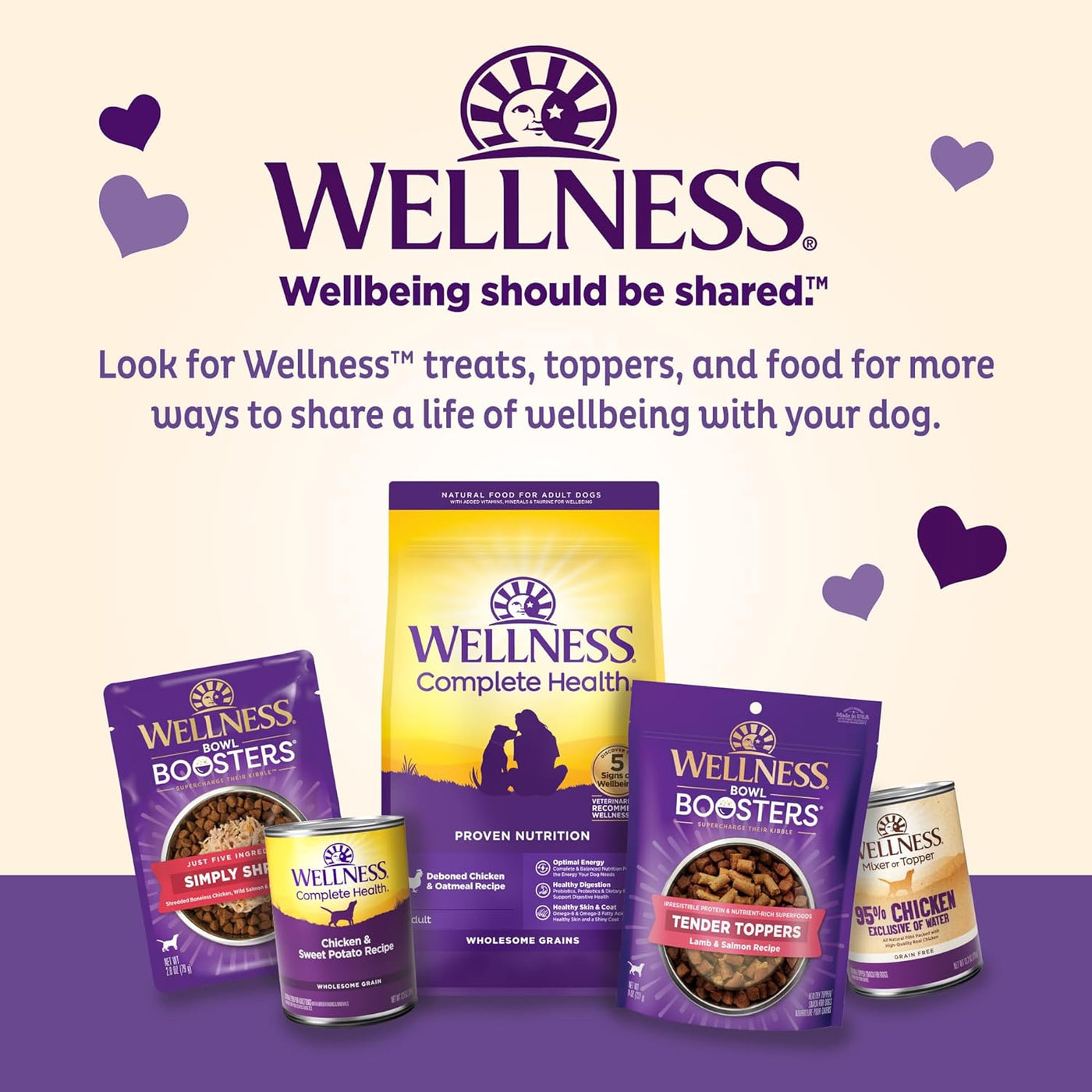 Medium to Large Dog Treats Wellness P-Nuttier ,Natural, Training Treats, Peanut Butter Flavor, Large Size, (6 Pound Box)