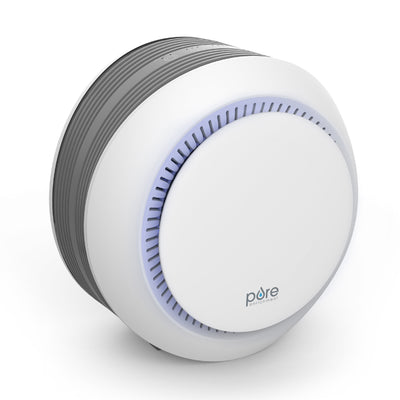 Purezone Halo Medium Room Air Purifier with 2 Stage Filtration - Graphite