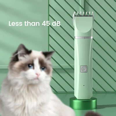 4 in 1 Electric Pet Hair Trimmer Grooming Clippers Nail Trimmer and Grinder Rechargeable Haircut Machine 