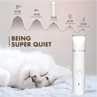 PawTrim Pro™ 4-in-1 Electric Pet Grooming Kit – Precision Clipping for a Flawless Fur Finish