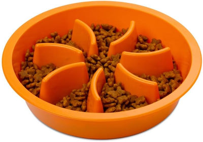 Leash Boss Puzzle Slow Feeder Dog Bowl, 2-Cup Maze, 7.5-8 Inch Opening for Large, Medium & Small Breeds - Puppy Feeder