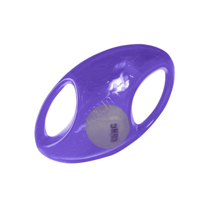 Durable Kong Jumbler Football - Interactive Dog Toy for Active Play