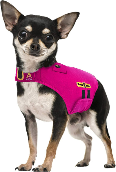 Cozyvest® Dog Anxiety Vest 3-In-1 Music & Aromatherapy Shirt, Relaxing Sound & Essential Oil Scent Jacket, Fireworks Thunder Separation & Thunderstorm Canine Stress Relief Coat (Gray, XL [65-110 Lbs])