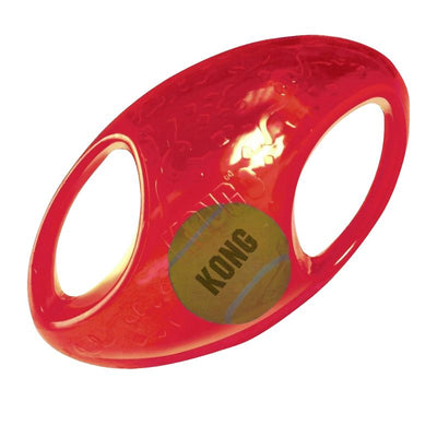 Durable Kong Jumbler Football - Interactive Dog Toy for Active Play