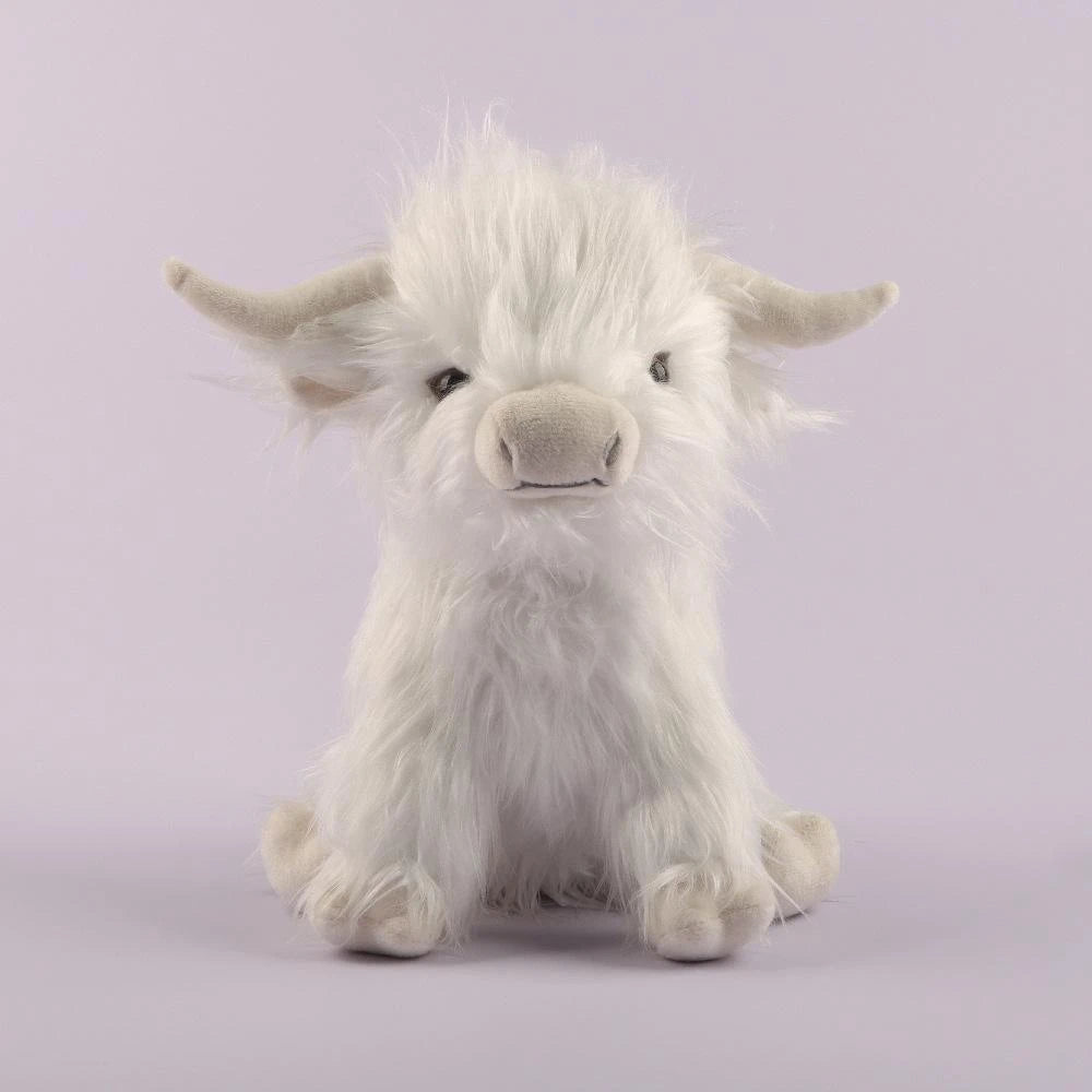 25Cm Simulated Scottish Highland Cow Plush Toy 