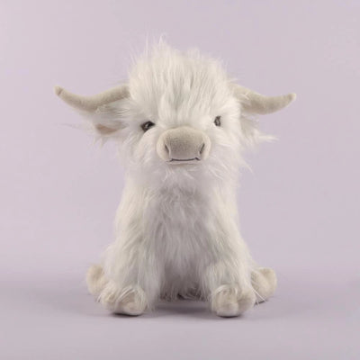 25Cm Simulated Scottish Highland Cow Plush Toy 
