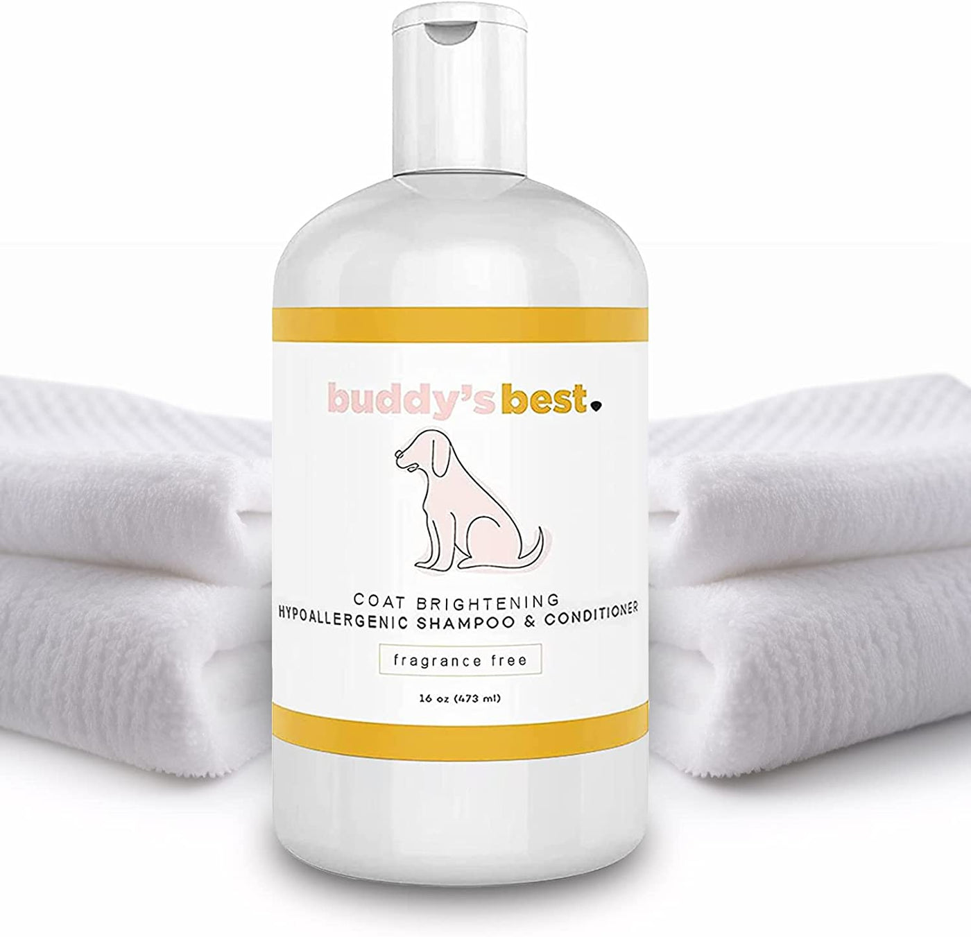 Specially Formulated for Dogs!   FRAGRANCE FREE, Shampoo and Conditioner - Gentle Dog Shampoo & Conditioner with Oatmeal Ingredient for Dry and Sensitive Skin - Moisturizing Puppy Wash Shampoo, Fragrance-Free, 16Oz