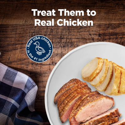 Nudges Jerky Cuts Dog Treats Made with Real Chicken & Duck, 8-Oz. Bag