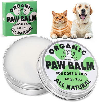 Organic Dog Paw and Nose Balm -2 Oz Pad Protector for Dogs & Cats