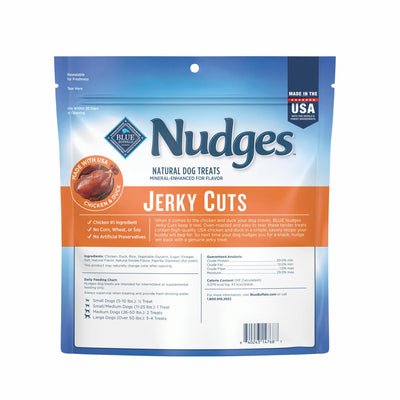 Nudges Jerky Cuts Dog Treats Made with Real Chicken & Duck, 8-Oz. Bag