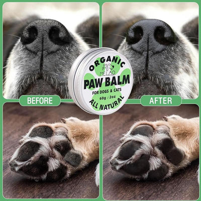 Organic Dog Paw and Nose Balm -2 Oz Pad Protector for Dogs & Cats